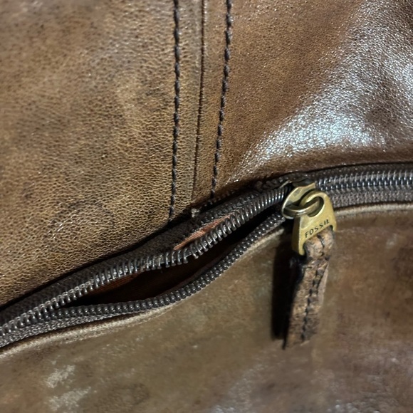 Fossil Stanton Traveler Crossbody Leather Bag | lamb hide | classic | basics - Picture 14 of 16